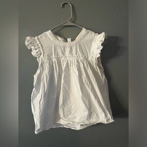 Ella Moss white cotton blouse